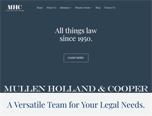 Tablet Screenshot of mhc-law.com